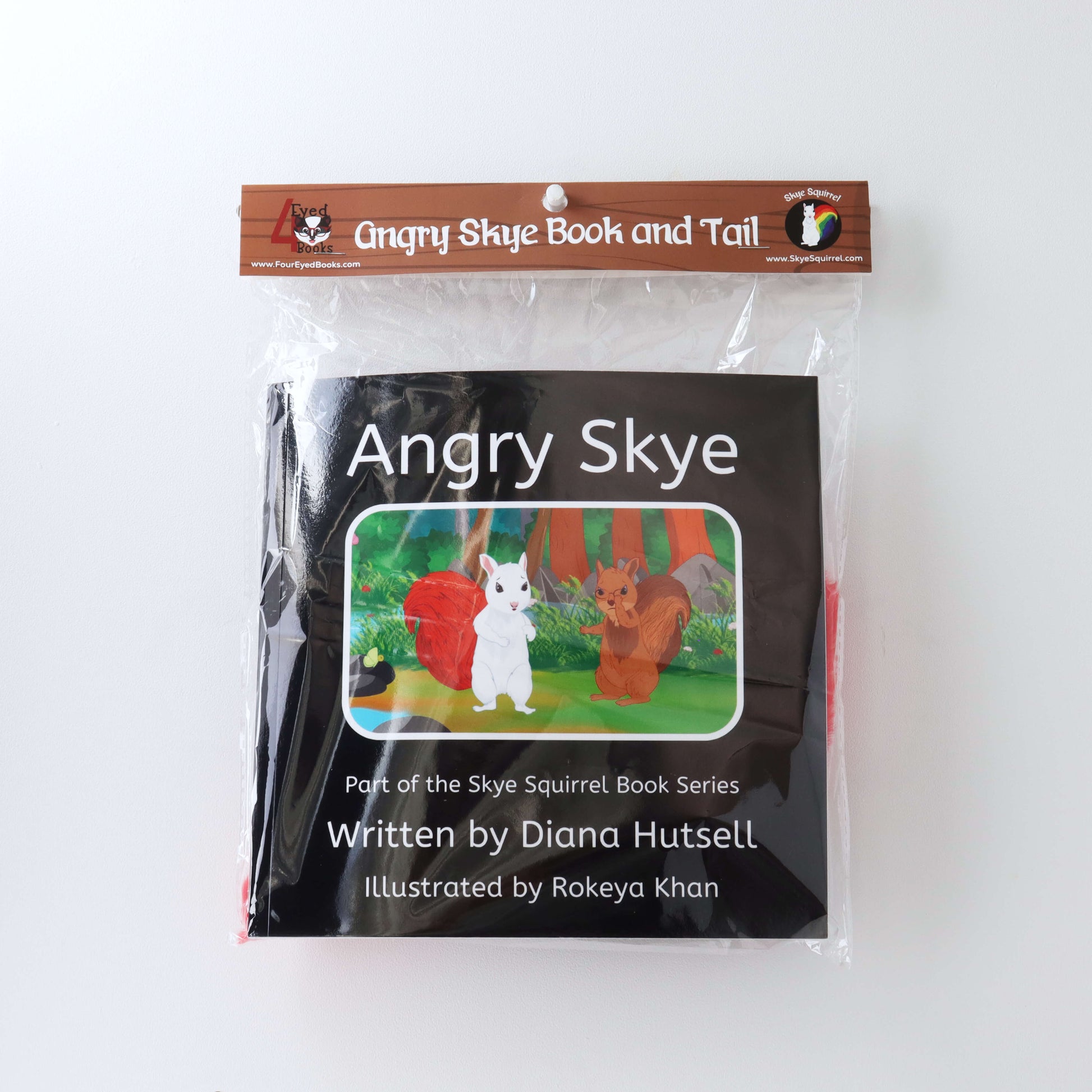 Angry Skye Book in plastic packaging (front)