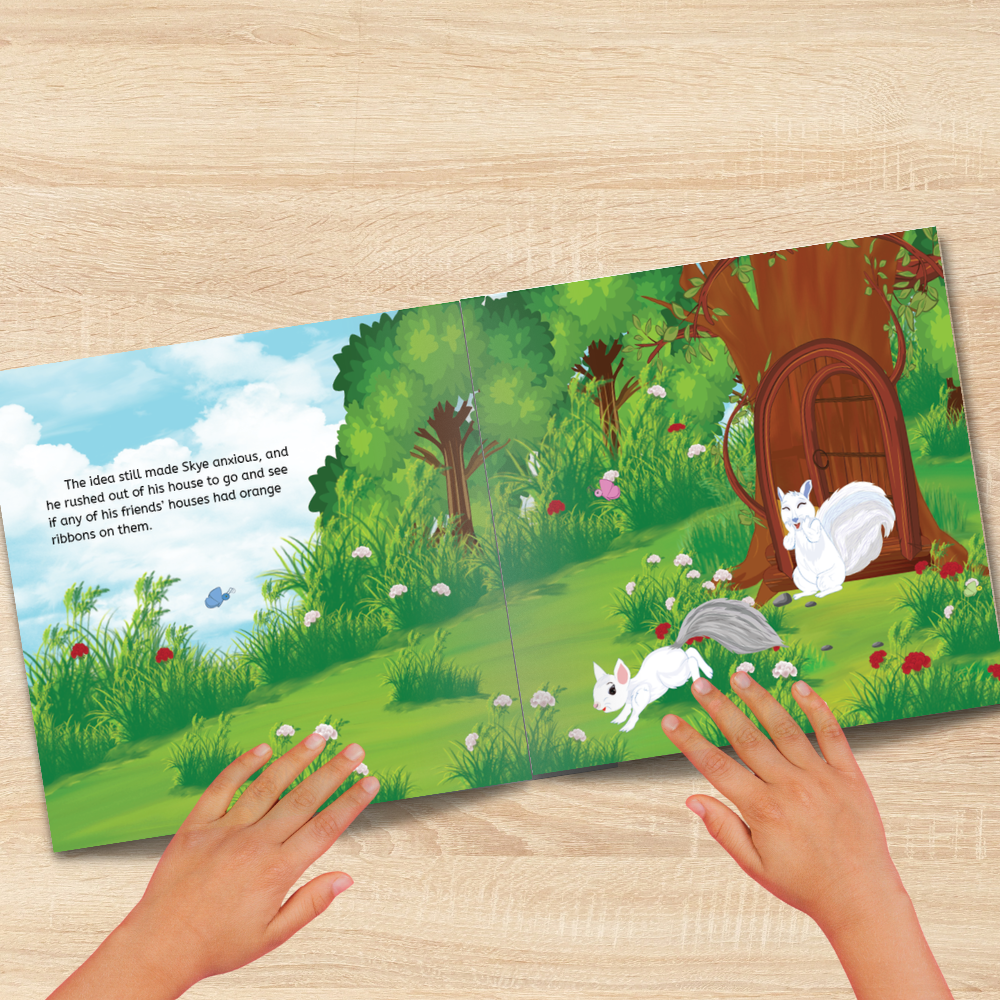 Anxious Skye and a Light Gray Tail