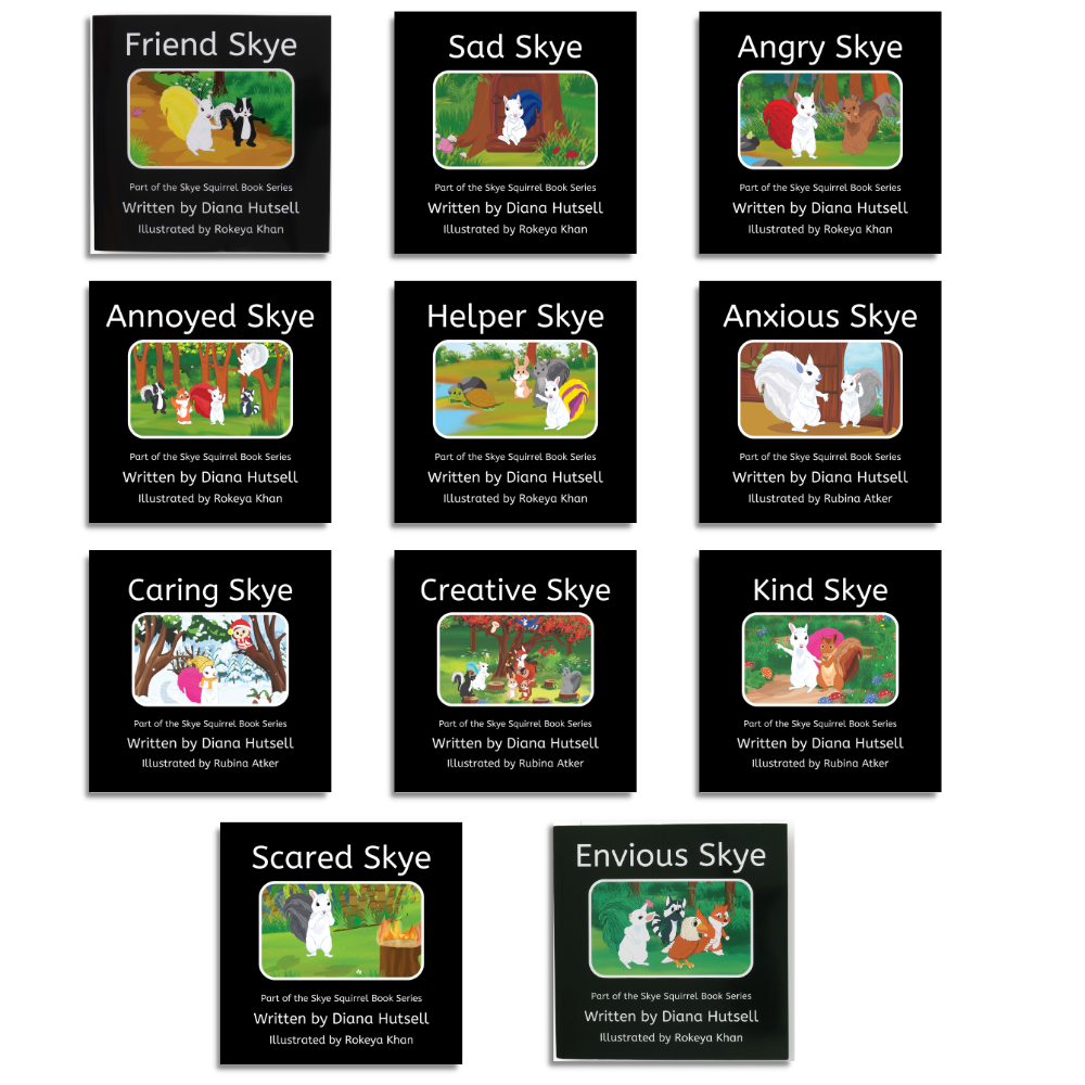 Complete Learning Set Option 1: My Emotion Squirrel + All 11 Book/Tail Combos