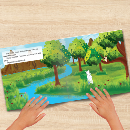 Envious Skye and a Green Tail