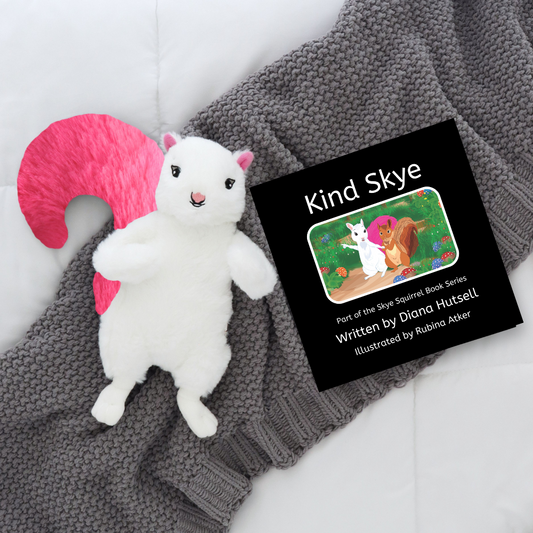 Kind Skye Book and Pink Stuffed Tail for Skye