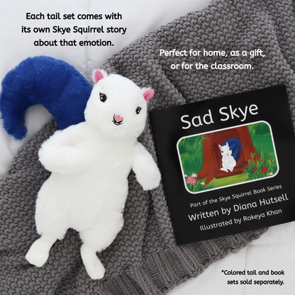 My Emotion Squirrel – 12” Plush with White Tail