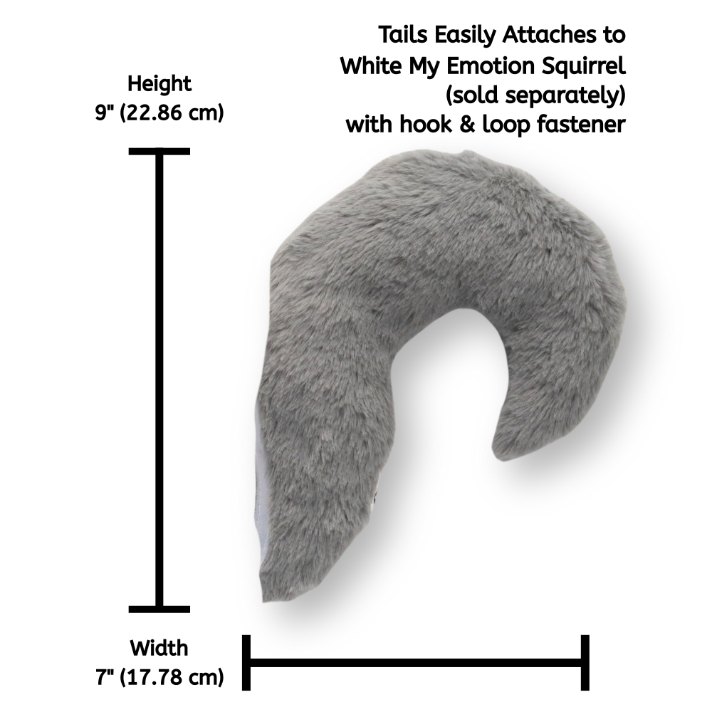 Scared Skye and a Gray Tail