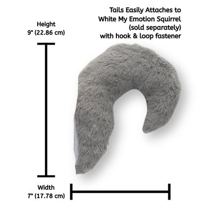 Scared Skye and a Gray Tail