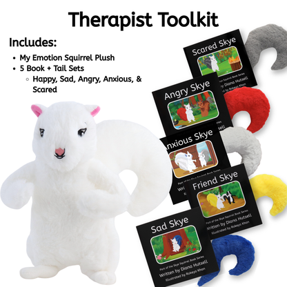 Therapist Toolkit: My Emotion Squirrel + 5 Book/Tail Combos