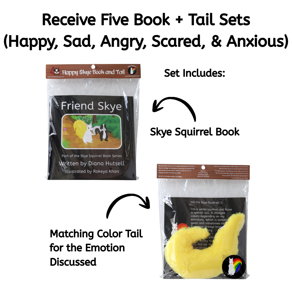 Therapist Toolkit: My Emotion Squirrel + 5 Book/Tail Combos