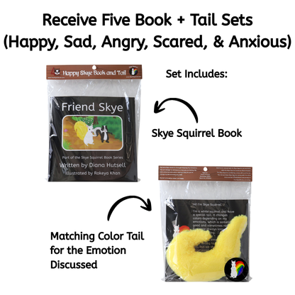 Therapist Toolkit: My Emotion Squirrel + 5 Book/Tail Combos